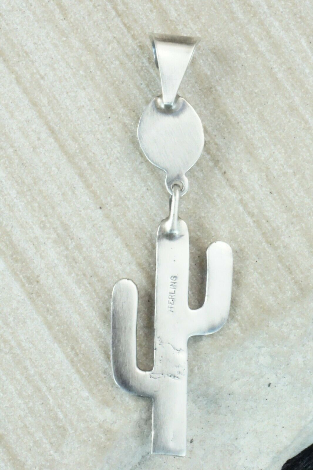 Turquoise and Sterling Silver Pendant - Annie Spencer