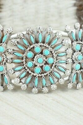 Turquoise & Sterling Silver Bracelet - Merlinda Chavez