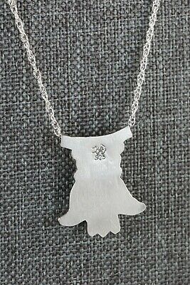 Navajo Spiny Oyster & Sterling Silver Necklace - Sharon McCarthy
