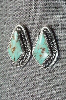 Turquoise & Sterling Silver Earrings - Raymond Yazzie