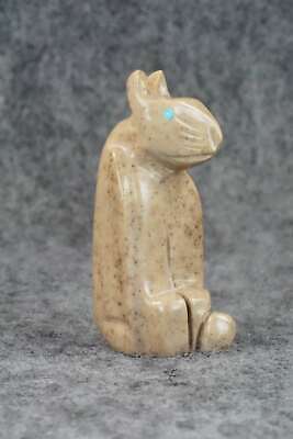 Mountain Lion Zuni Fetish Carving - Gilbert Lonjose