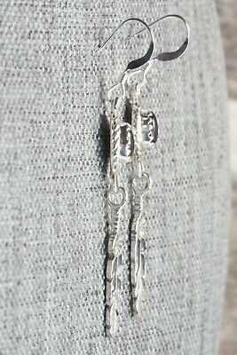 Onyx & Sterling Silver Earrings - Letricia Largo
