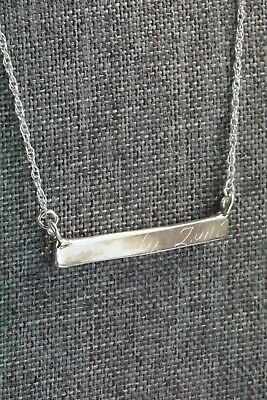 Turquoise & Sterling Silver Necklace - Rolanda Natachu