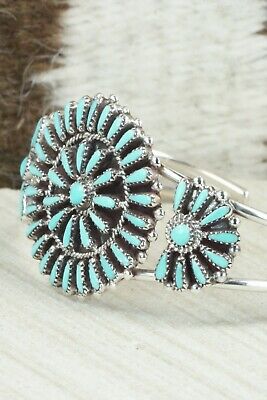 Turquoise & Sterling Silver Bracelet - Judy Wallace