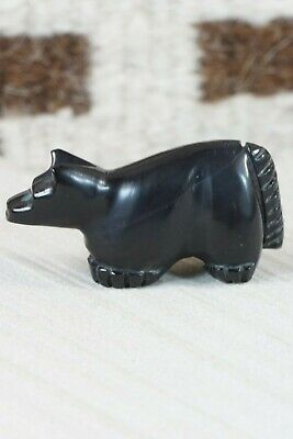 Wolf Zuni Fetish Carving - Jeffery Yunie - High Lonesome Trading