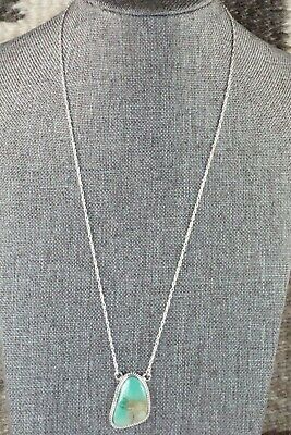 Navajo Turquoise & Sterling Silver Necklace - Annie Spencer