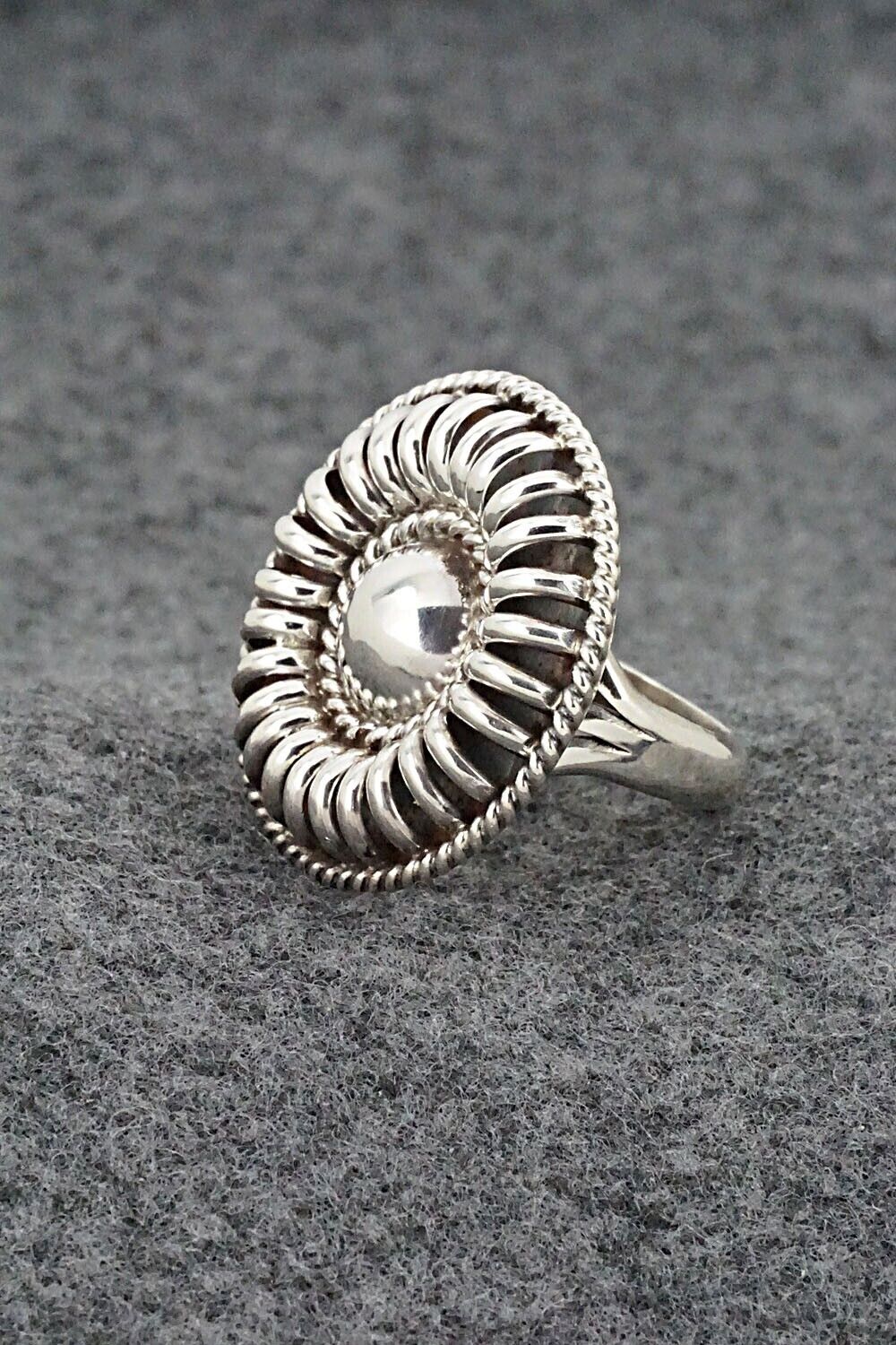 Sterling Silver Ring - Thomas Charley - Size 7.5