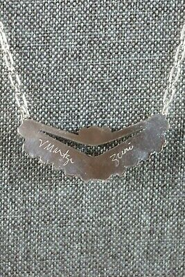 Zuni Turquoise & Sterling Silver Necklace - MaDerral Kallestewa - High Lonesome Trading