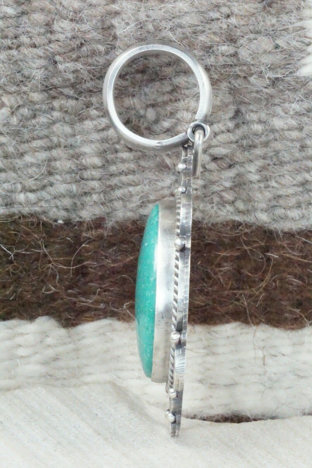 Turquoise and Sterling Silver Pendant - Michael Calladitto