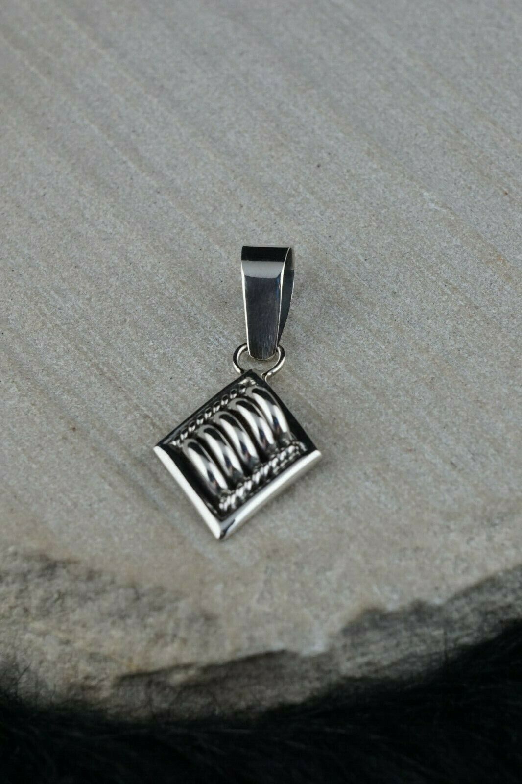 Sterling Silver Pendant - Thomas Charley - Navajo - High Lonesome Trading