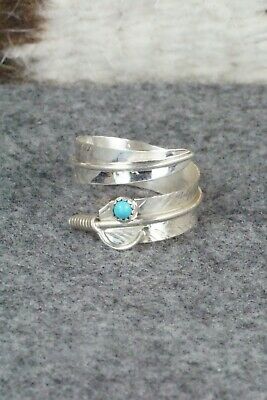 Turquoise & Sterling Silver Ring - Chester Charley - Size 6