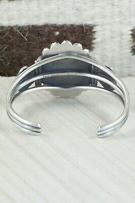 Turquoise and Sterling Silver Bracelet - Leon Martinez