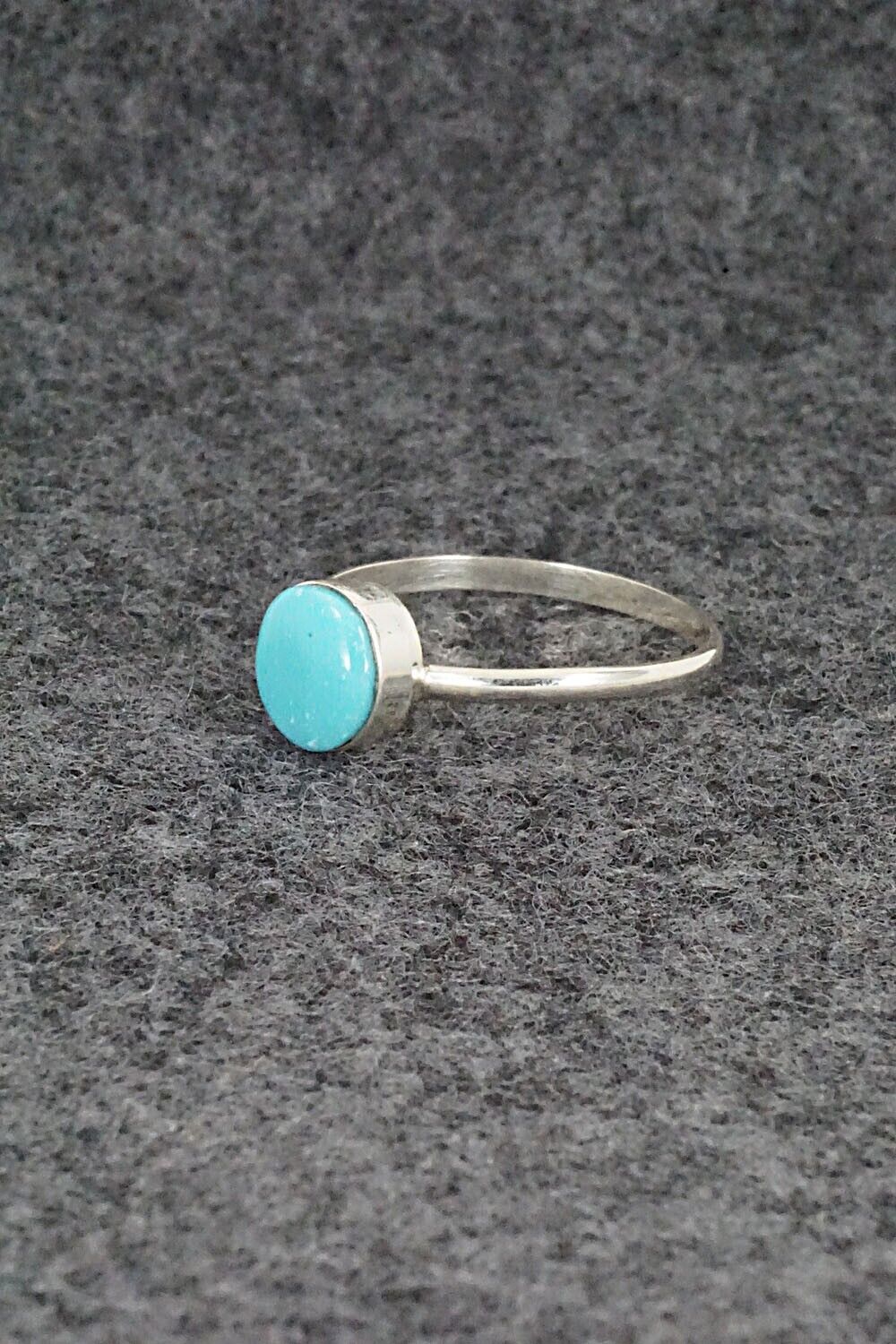 Turquoise & Sterling Silver Ring - Trista Slow - Size 6.25