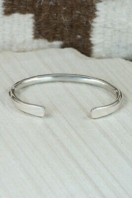 Navajo Sterling Silver Bracelet - Elaine Tahe
