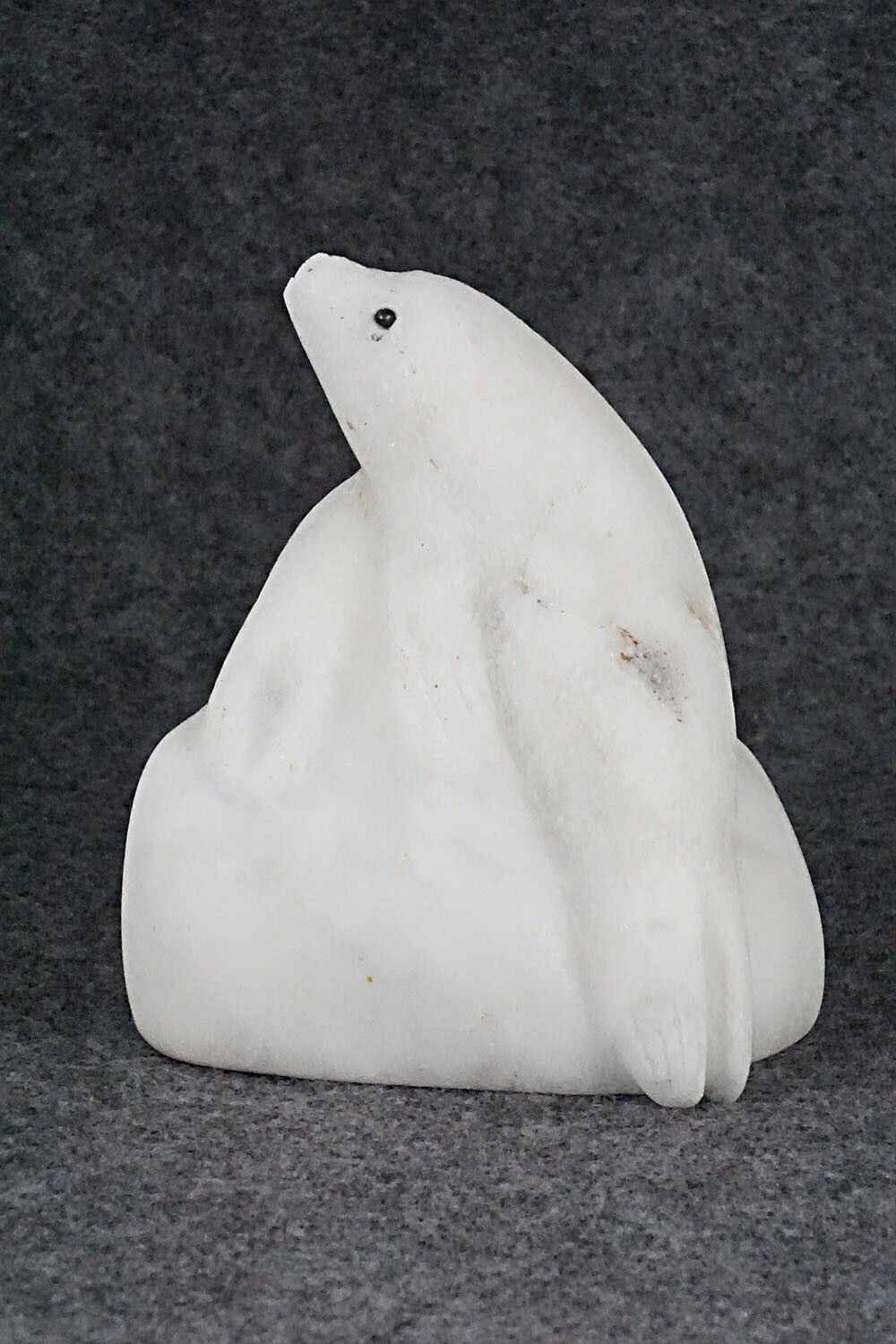 Seal and Pup Zuni Fetish Carving - Wilfred Cheama