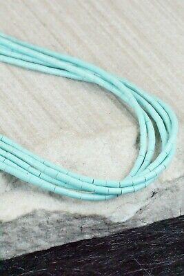5 Strand Turquoise Necklace - Frank Ortiz - High Lonesome Trading