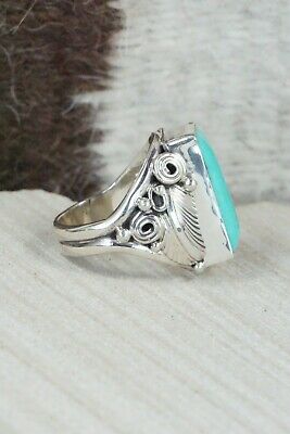 Turquoise & Sterling Silver Ring - Davey Morgan - Size 7.25