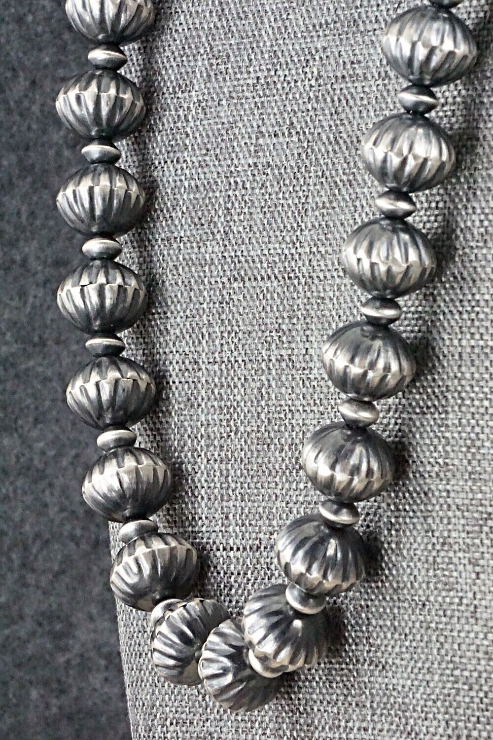 Sterling Silver Navajo Pearl Necklace - Tonisha Haley