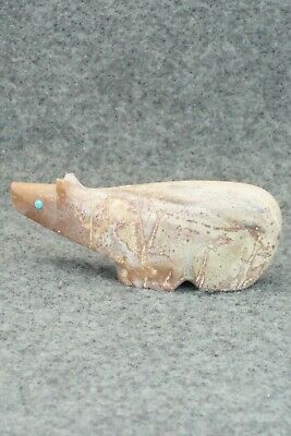 Bear Zuni Fetish Carving - Ronnie Lunasee