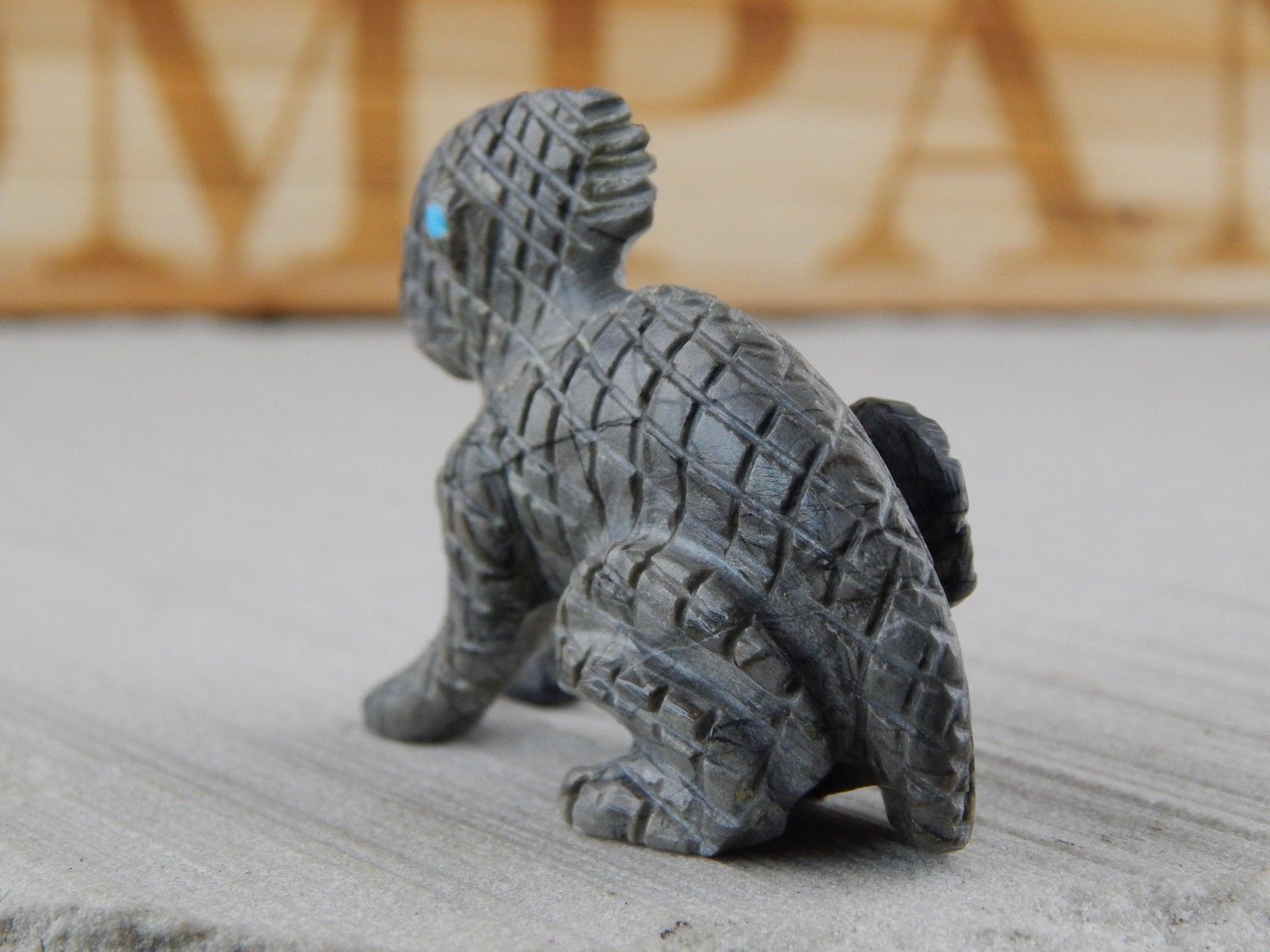 Chameleon Zuni Fetish Carving - Wilfred Cheama - High Lonesome Trading