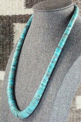 Turquoise & Sterling Silver Necklace - Lupe Lovato