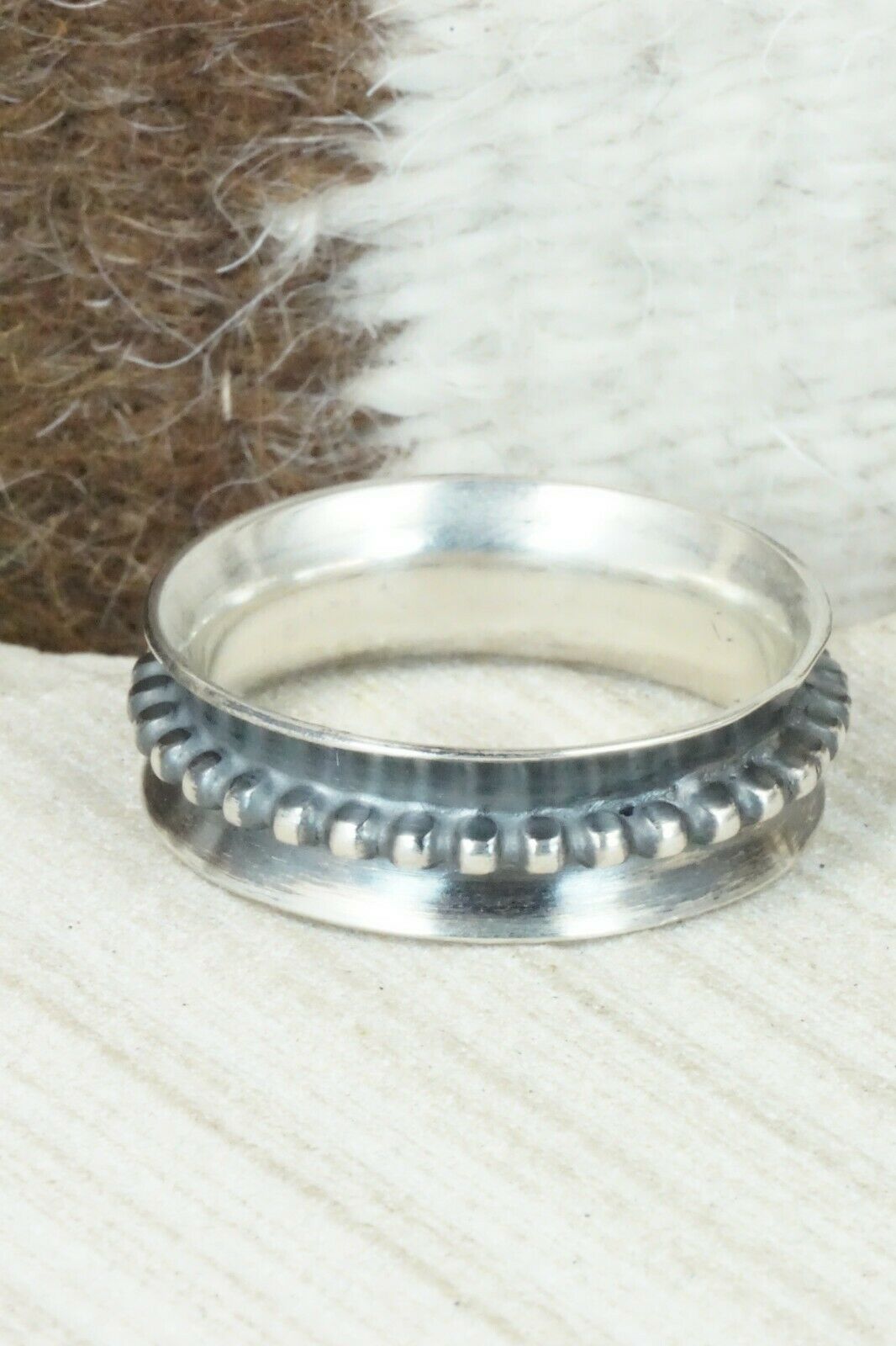 Sterling Silver Ring - Navajo - Size 15.25