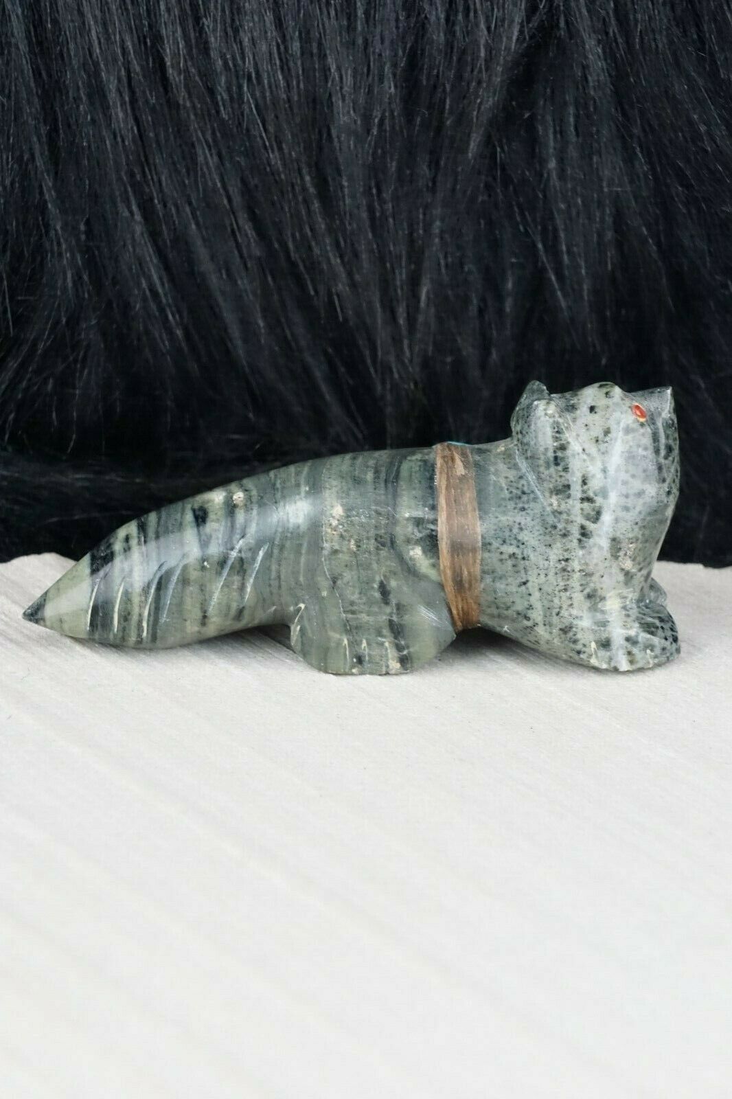 Wolf Zuni Fetish Carving - Lena Boone - High Lonesome Trading