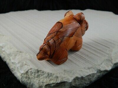 Pig Zuni Fetish Carving - Louise Ponchuella - High Lonesome Trading