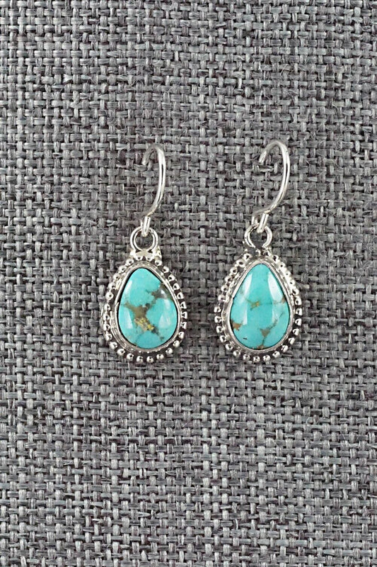 Turquoise & Sterling Silver Earrings - Rosemary Saunders