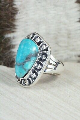 Turquoise & Sterling Silver Ring - Jimson Belin - Size 7