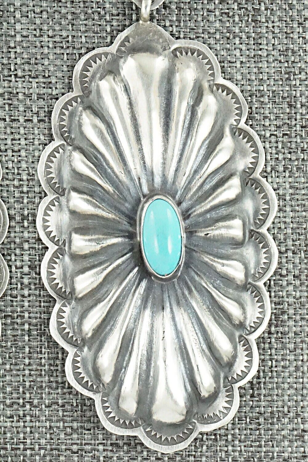 Turquoise & Sterling Silver Earrings - Rita Lee