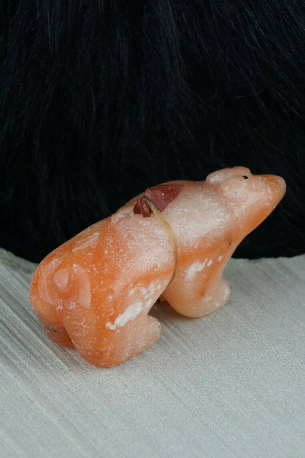 Bear Zuni Fetish Carving - Rick Kallestewa - High Lonesome Trading