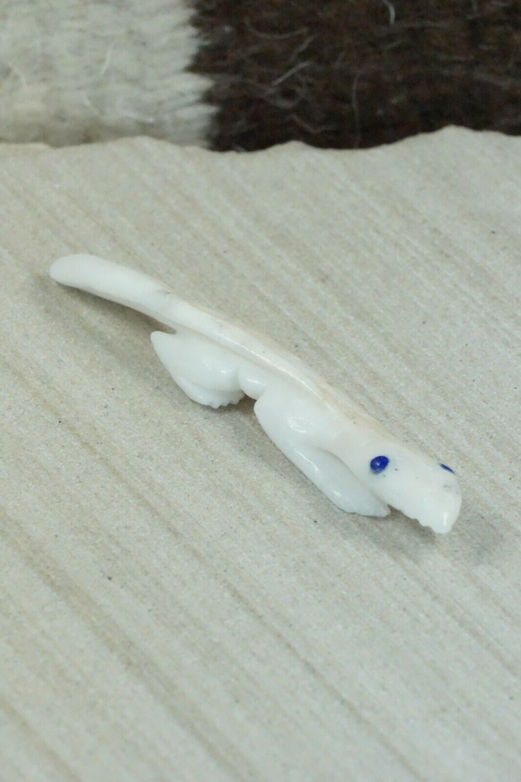 Lizard Zuni Fetish Carving - Jonas Hustito