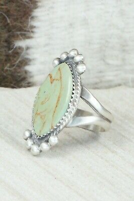 Turquoise & Sterling Silver Ring - Selina Warner - Size 8