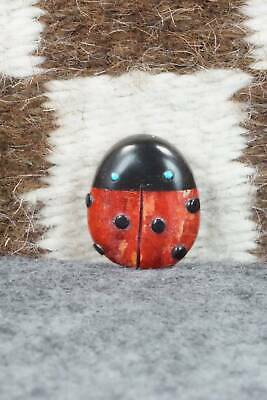 Lady Bug Zuni Fetish Carving - Reynold Lunasee