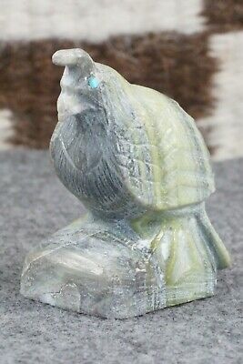 Quail Zuni Fetish Carving - Derrick Kaamasee