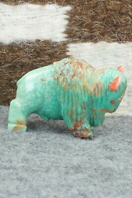 Buffalo Zuni Fetish Carving - Andres Quandelacy