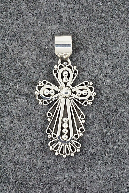 Sterling Silver Pendant - Lorena Nez