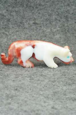 Mountain Lion Zuni Fetish Carving - Andres Quandelacy