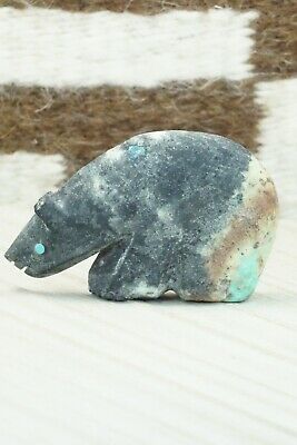Bear Zuni Fetish Carving - Ronnie Lunasee
