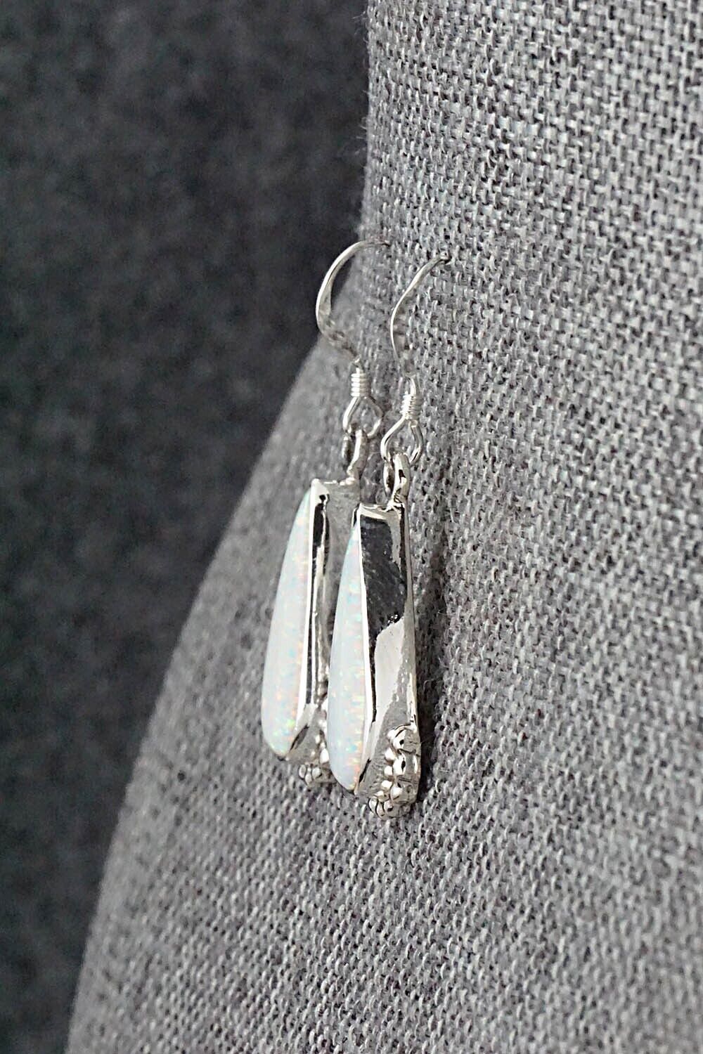 Opalite & Sterling Silver Earrings - Verley Betone