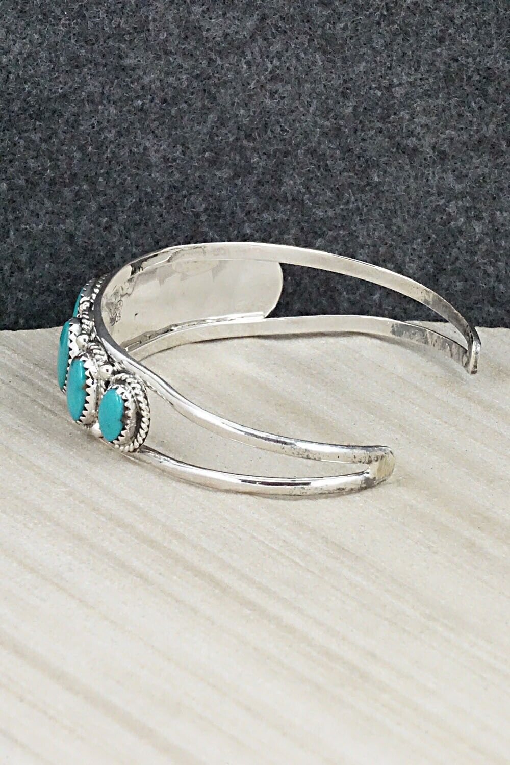 Turquoise & Sterling Silver Bracelet - Roberta Begay