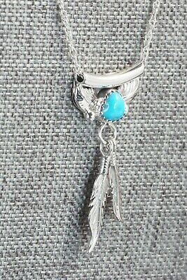 Turquoise & Sterling Silver Necklace - Sharon McCarthy