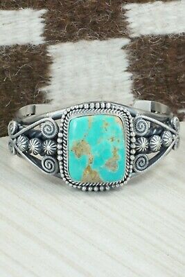 Royston Turquoise & Sterling Silver Bracelet - Michael Calladitto