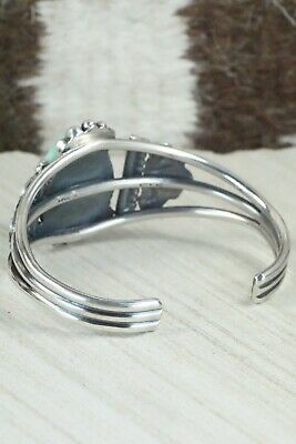 Turquoise and Sterling Silver Bracelet - Leon Martinez