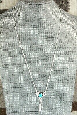 Turquoise & Sterling Silver Necklace - Sharon McCarthy