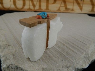 Bear Zuni Fetish Carving - Sullivan Shebola - High Lonesome Trading