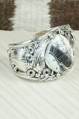 White Buffalo & Sterling Silver Bracelet - Darrell Morgan