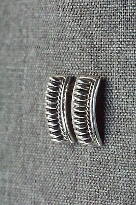 Navajo Sterling Silver Earrings - Thomas Charley