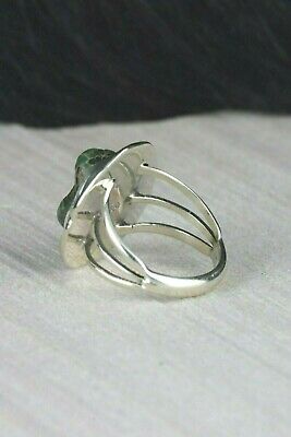 Navajo Turquoise and Sterling Silver Ring - Samuel Yellowhair - Size 6.75 - High Lonesome Trading